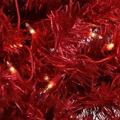 National Tree Company 4 Foot Full Bodied Flocked Prelit Artificial Christmas Holiday Tree with 200 Clear Lights, 311 Branch Tips, & Metal Stand, Red 8 National Tree Company 4 Foot Full Bodied Flocked Prelit Artificial Christmas Holiday Tree with 200 Clear Lights, 311 Branch Tips, & Metal Stand, Red -Outlet Xmas Decor Tree Store GUEST c99a1fd7 53a7 475c a722 c726245eae27