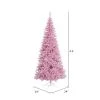 Vickerman Pink Fir Slim Artificial Christmas Tree