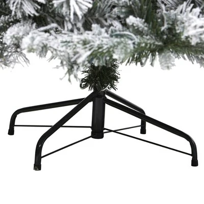 5ft Nearly Natural Pre-Lit LED Flocked Vermont Mixed Pine Artificial Christmas Tree Clear Lights 5 5ft Nearly Natural Pre-Lit LED Flocked Vermont Mixed Pine Artificial Christmas Tree Clear Lights - Image 3