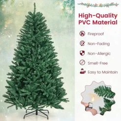 Costway 6ft Hinged Artificial Christmas Tree Unlit Douglas Full Fir Tree w/ 1355 Tips 16 Costway 6ft Hinged Artificial Christmas Tree Unlit Douglas Full Fir Tree w/ 1355 Tips -Outlet Xmas Decor Tree Store GUEST cc6a2243 a86f 46eb aed6 f30964c50665