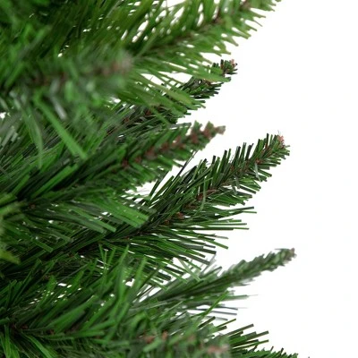 Northlight 24" Mini Balsam Pine Artificial Christmas Tree in Burlap Base, Unlit 6 Northlight 24" Mini Balsam Pine Artificial Christmas Tree in Burlap Base, Unlit - Image 4