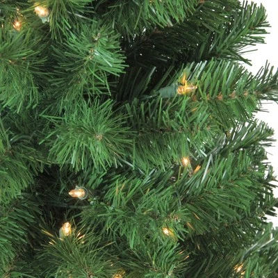 Northlight 4' Pre-Lit Noble Fir Artificial Christmas Tree, Clear Lights 3 Northlight 4' Pre-Lit Noble Fir Artificial Christmas Tree, Clear Lights