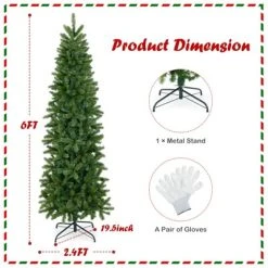 Tangkula Full Artificial Christmas Tree Pre-lit Christmas Tree w/Warm White & Multi-color LED Lights Foldable Metal Stand -Outlet Xmas Decor Tree Store GUEST ce2a6b73 95fe 4cc9 84b0 238e3ed3c45b