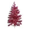 Northlight 2' Pre-lit Pink Passion Iridescent Pine Artificial Tinsel Christmas Tree - Clear Lights -Outlet Xmas Decor Tree Store GUEST cfe116f0 10d0 4de1 87db 53c115e47b84