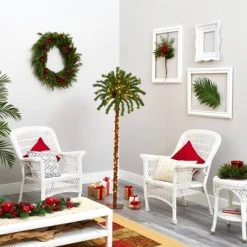 5ft Nearly Natural Pre-Lit LED Palm Artificial Christmas Tree Warm White Lights 12 5ft Nearly Natural Pre-Lit LED Palm Artificial Christmas Tree Warm White Lights -Outlet Xmas Decor Tree Store GUEST cfe7cbee e9ee 4959 97e6 407486b14206