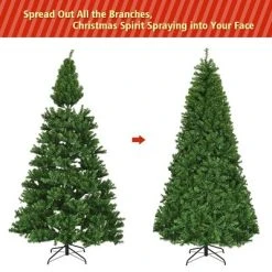 Costway 8Ft Pre-Lit Artificial Christmas Tree Hinged 750 LED Lights -Outlet Xmas Decor Tree Store GUEST d0464737 7f74 417d b1e5 a7d79410aa4d
