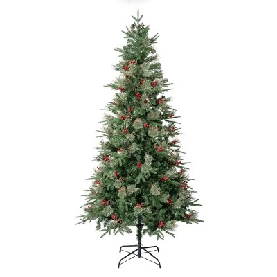 National Tree Company First Traditions Unlit Virginia Pine Artificial Christmas Tree with Berries & Pinecones 7 National Tree Company First Traditions Unlit Virginia Pine Artificial Christmas Tree with Berries & Pinecones - Image 5