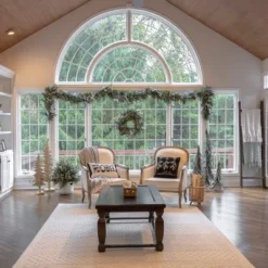 HGTV Home Collection 6ft Pre Lit Artificial Christmas Garland, Mixed Branch Tips , Decorated with Pinecones, Berries, Snowflakes, and Ornaments -Outlet Xmas Decor Tree Store GUEST d0fcaa73 dcd7 4ba6 8eec e94459557029