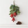 Sullivans Artificial Pine and Bell Drop Garland 13"H Green