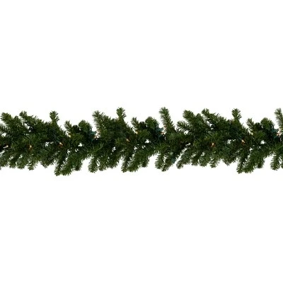 Northlight 50' x 10" Prelit Canadian Pine Commercial Artificial Christmas Garland - Clear Lights 5 Northlight 50' x 10" Prelit Canadian Pine Commercial Artificial Christmas Garland - Clear Lights - Image 3