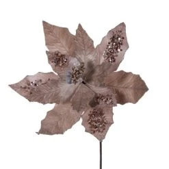 Vickerman 17" Poinsettia Stem -Outlet Xmas Decor Tree Store GUEST d4805dc0 50e8 4df3 bd63 ffcb2b446b1e