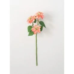 Sullivans Artificial Poinsettia Stem 25"H -Outlet Xmas Decor Tree Store GUEST d4b37de6 d19b 4235 bc4d 4151830c02cb