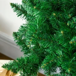 HOMCOM Half Artificial Christmas Tree Holiday Decoration with Auto Open, Steel Base 12 HOMCOM Half Artificial Christmas Tree Holiday Decoration with Auto Open, Steel Base -Outlet Xmas Decor Tree Store GUEST d4c4d44c f6e5 43f5 9fae 6e9352fedf44