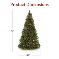 Best Choice Products Pre-Lit Spruce Hinged Artificial Christmas Tree w/ Multicolored Lights, Foldable Stand -Outlet Xmas Decor Tree Store GUEST d6a8780d d072 435b 9f46 5a38da564435