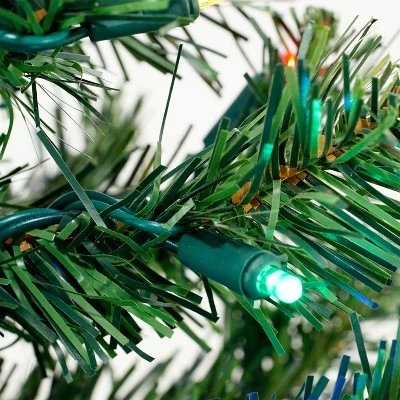 Northlight 6' Pre-Lit Medium Mixed Classic Pine Artificial Christmas Tree, Multi Color LED Lights 3 Northlight 6' Pre-Lit Medium Mixed Classic Pine Artificial Christmas Tree, Multi Color LED Lights