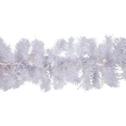 Northlight 9' x 10" Pre-lit White Mixed Pine Artificial Christmas Garland - Clear Lights -Outlet Xmas Decor Tree Store GUEST d793bde8 cd12 4c4a b94f d69da7660d42