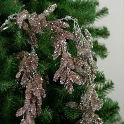 Northlight 51" Champagne Glitter Hanging Pine Christmas Spray -Outlet Xmas Decor Tree Store GUEST d861939b 72af 46dc b0e6 4d2d94abc94c
