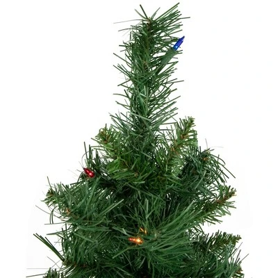 Northlight 2' Pre-Lit Medium Royal Pine Artificial Christmas Tree - Multicolor Lights 4 Northlight 2' Pre-Lit Medium Royal Pine Artificial Christmas Tree - Multicolor Lights - Image 2