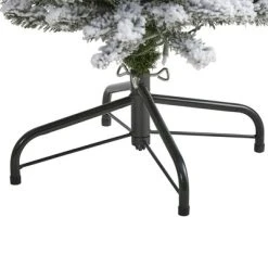 6ft Nearly Natural Pre-Lit Flocked Artificial Christmas Tree Clear Lights -Outlet Xmas Decor Tree Store GUEST d8b36bca 1698 40e4 a3b5 9fb663599d13