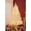 LuxenHome 7ft Pre-Lit LED Artificial White Full Fir Christmas Tree 2 LuxenHome 7ft Pre-Lit LED Artificial White Full Fir Christmas Tree -Outlet Xmas Decor Tree Store GUEST d9356fee a64d 4c46 9240 56aacc897f89