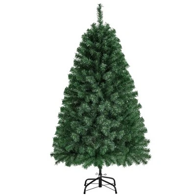 Yaheetech Hinged Spruce Artificial Christmas Tree Holiday Decoration with PVC Tips, Green 11 Yaheetech Hinged Spruce Artificial Christmas Tree Holiday Decoration with PVC Tips, Green - Image 9
