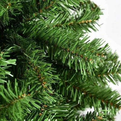 Tangkula 7.5ft PVC Artificial Christmas Tree 1346 Hinged Tips w/ Solid Metal Leg 8 Tangkula 7.5ft PVC Artificial Christmas Tree 1346 Hinged Tips w/ Solid Metal Leg - Image 6