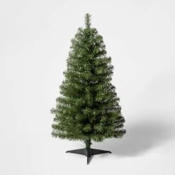 3' Pre-Lit Alberta Spruce Mini Artificial Christmas Tree Clear Lights - Wondershop™ -Outlet Xmas Decor Tree Store GUEST dac9acaa ba4a 42d5 b633 6fcdc0146b86