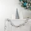Northlight 50' x 1.5" Silver Tinsel Christmas Garland with Polka Dots - Unlit 1 Northlight 50' x 1.5" Silver Tinsel Christmas Garland with Polka Dots - Unlit -Outlet Xmas Decor Tree Store GUEST dae59bbf f7f2 459d 9488 83f43c1cd789