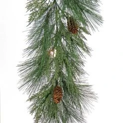 HGTV Home Collection 6ft Pre Lit Artificial Christmas Garland, Mixed cedar and bristle Branch Tips , Decorated with Pinecones 6 HGTV Home Collection 6ft Pre Lit Artificial Christmas Garland, Mixed cedar and bristle Branch Tips , Decorated with Pinecones -Outlet Xmas Decor Tree Store GUEST db7cd34b 53aa 456f 9ab1 217da0be4b86