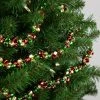 Northlight 5' Green, Gold and Red Jingle Bell Christmas Garland, Unlit