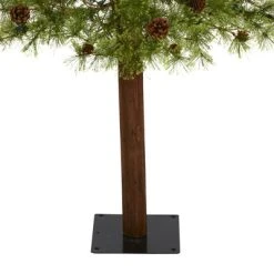 6ft Nearly Natural Pre-Lit LED Wyoming Alpine with Pinecones Artificial Christmas Tree Clear Lights 12 6ft Nearly Natural Pre-Lit LED Wyoming Alpine with Pinecones Artificial Christmas Tree Clear Lights -Outlet Xmas Decor Tree Store GUEST dbdd7463 0dd1 4e3f 8c35 6495edd3322a