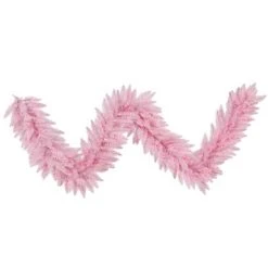 Vickerman Light Pink Artificial Christmas Garland
