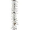 Allstate Floral Allstate 9.5' x 10” Unlit Frosted Pine with Pine Cones Artificial Christmas Garland