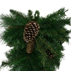 Northlight 28" Unlit Artificial Mixed Pine with Pine Cones and Gold Glitter Christmas Teardrop Swag 6 Northlight 28" Unlit Artificial Mixed Pine with Pine Cones and Gold Glitter Christmas Teardrop Swag -Outlet Xmas Decor Tree Store GUEST dd3e675f de69 469e 92d4 7ceff58423da