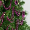 Northlight 15' Shiny Metallic Pink Beaded Christmas Garland, Unlit