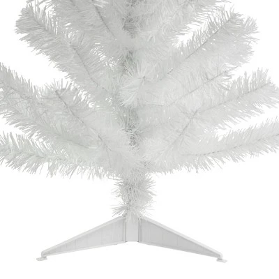 Northlight 3' Unlit Artificial Christmas Tree White Pine Slim 5 Northlight 3' Unlit Artificial Christmas Tree White Pine Slim - Image 3