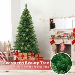 Costway 6FT/7FT/8FT Pre-Lit Artificial Christmas Tree 9 Lighting Modes with 300/400/500 LED Lights & Timer 16 Costway 6FT/7FT/8FT Pre-Lit Artificial Christmas Tree 9 Lighting Modes with 300/400/500 LED Lights & Timer -Outlet Xmas Decor Tree Store GUEST deab3806 b7d5 494a abcc 1842e4d5ffcc