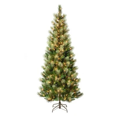 National Tree Company First Traditions Pre-Lit Charleston Pine Hinged Artificial Christmas Tree Clear Lights 7 National Tree Company First Traditions Pre-Lit Charleston Pine Hinged Artificial Christmas Tree Clear Lights - Image 5