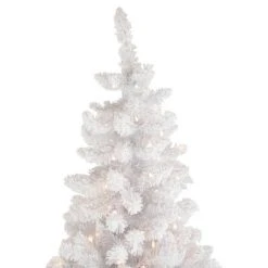 Northlight 9' Pre-Lit Flocked Norway White Pine Artificial Christmas Tree, Warm White LED Lights -Outlet Xmas Decor Tree Store GUEST dfbd9ca4 071c 4696 b3ec 8cb3eb621983