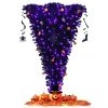 Tangkula Black Upside Down Artificial Christmas Tree Pre-lit Halloween Tree Faux-Pine Christmas Tree w/ Purple LED lights -Outlet Xmas Decor Tree Store GUEST e0be602c 184f 4d57 90f9 bb333d586563