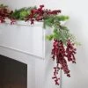 Northlight 5' x 8" Frosted Red Berry and Pine Artificial Christmas Garland, Unlit 1 Northlight 5' x 8" Frosted Red Berry and Pine Artificial Christmas Garland, Unlit -Outlet Xmas Decor Tree Store GUEST e0f2108d 9ad0 4355 a235 917d211ab241