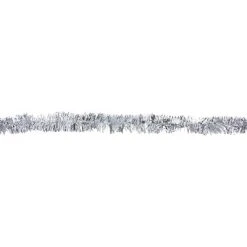Northlight 50' x 2.5" Unlit Shiny Silver 8-Ply Foil Tinsel Christmas Garland -Outlet Xmas Decor Tree Store GUEST e2b473a3 7b8b 4f6d b210 680ee97e371e