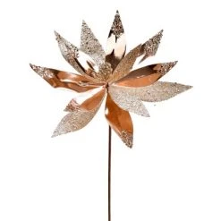 Vickerman 13" Shiny Glitter Poinsettia Spray -Outlet Xmas Decor Tree Store GUEST e334cd0a 0089 4ad7 ab49 32c6bfab73b1