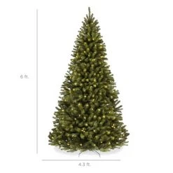 Best Choice Products Pre-Lit Spruce Artificial Christmas Tree w/ Easy Assembly, Metal Hinges & Foldable Base -Outlet Xmas Decor Tree Store GUEST e44e5cea 484a 4592 a38d a4da5a2061a7