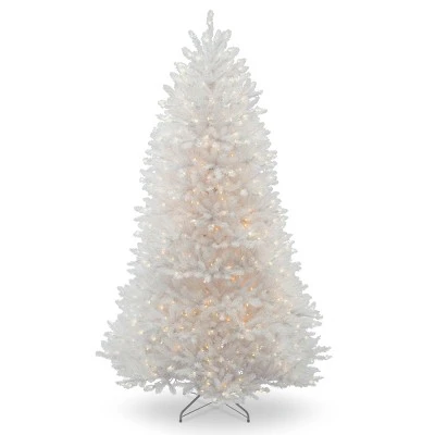 National Tree Company 7 ft Pre-Lit Artificial Full Christmas Tree, White, Dunhill Fir, White Lights, Includes Stand 6 National Tree Company 7 ft Pre-Lit Artificial Full Christmas Tree, White, Dunhill Fir, White Lights, Includes Stand - Image 4