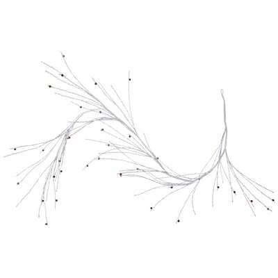 Northlight 6' Lighted Christmas Garland with Jingle Bells - Cool White Lights 5 Northlight 6' Lighted Christmas Garland with Jingle Bells - Cool White Lights - Image 3