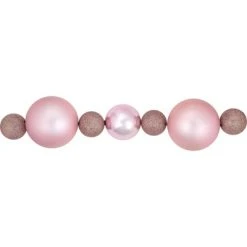 Northlight 6' Pink Shatterproof Ball 3-Finish Christmas Garland -Outlet Xmas Decor Tree Store GUEST e63a4a84 52ee 4550 b485 8efe876b94e9