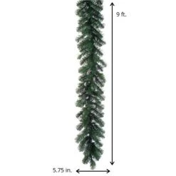 Sullivans Artificial Douglas Pine Garland 108"L Green -Outlet Xmas Decor Tree Store GUEST e79f3554 4098 42c4 b170 7386c86368c5