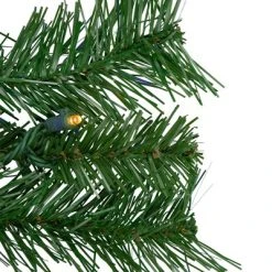 Northlight 9' x 16" Pre-Lit Red Pine Artificial Christmas Garland, Multi LED Lights