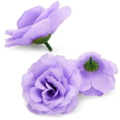 Bright Creations Juvale 50 Pack Light Purple Artificial Flowers for Decoration, 3 Inch Stemless Silk Cloth Roses for Wall Decor, Wedding Receptions, Spring Decor -Outlet Xmas Decor Tree Store GUEST e84da807 9661 4213 841c d97aa54475e1